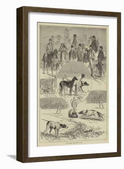 The Kennel Club Field Trials-null-Framed Giclee Print