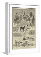 The Kennel Club Field Trials-null-Framed Giclee Print