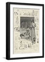 The Kennel Club's Exhibition of Dogs at the Crystal Palace-Cecil Aldin-Framed Giclee Print