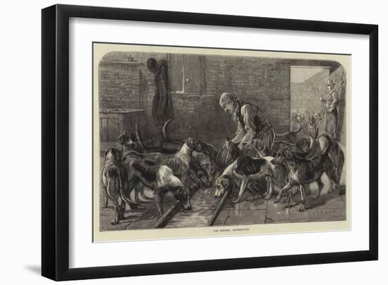 The Kennel, Dinner-Time-null-Framed Giclee Print