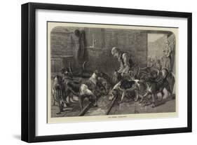 The Kennel, Dinner-Time-null-Framed Giclee Print