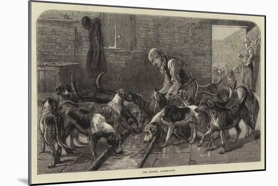 The Kennel, Dinner-Time-null-Mounted Giclee Print