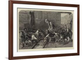 The Kennel, Dinner-Time-null-Framed Giclee Print