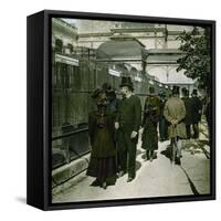 The Kennels of the Jardin D'Acclimatation, Paris (XVIth Arrondissement), Circa 1890-1895-Leon, Levy et Fils-Framed Stretched Canvas