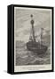 The Kentish Knock Lightship, Lately Run Down-null-Framed Stretched Canvas