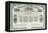 The Kentucky and Great Eastern Railway Company Gold Bond Share Certificate-null-Framed Stretched Canvas