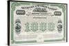 The Kentucky and Great Eastern Railway Company Gold Bond Share Certificate-null-Stretched Canvas