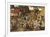 The Kermesse of St. George-Pieter Brueghel the Younger-Framed Giclee Print