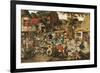 The Kermesse of St. George-Pieter Brueghel the Younger-Framed Giclee Print