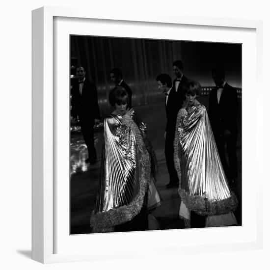 The Kessler Twins Dancing at Studio Uno-Marisa Rastellini-Framed Photographic Print