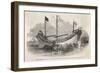 The "Key-Ing" the First Chinese Junk to Visit Europe Docked in the Thames-null-Framed Art Print