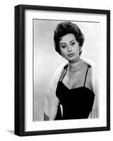 The Key, Sophia Loren, 1958-null-Framed Photo