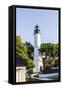 The Key West Lighthouse, Florida, Usa-Jorg Hackemann-Framed Stretched Canvas