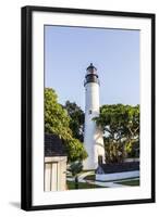 The Key West Lighthouse, Florida, Usa-Jorg Hackemann-Framed Photographic Print