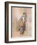 'The Keyhole', 1869, (1938)-Pierre Edouard Frere-Framed Giclee Print