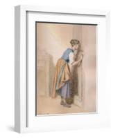 'The Keyhole', 1869, (1938)-Pierre Edouard Frere-Framed Giclee Print