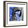 The Keyhole in the Tree Trunk - Jack & Jill-Ann Eshner-Framed Giclee Print