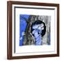 The Keyhole in the Tree Trunk - Jack & Jill-Ann Eshner-Framed Giclee Print