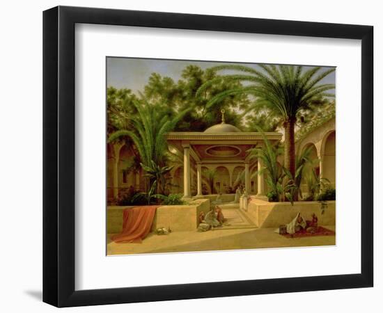 The Khabanija Fountain, Cairo, 1845-Grigory Tchernezov-Framed Giclee Print