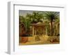 The Khabanija Fountain, Cairo, 1845-Grigory Tchernezov-Framed Giclee Print