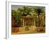 The Khabanija Fountain, Cairo, 1845-Grigory Tchernezov-Framed Giclee Print