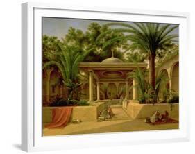 The Khabanija Fountain, Cairo, 1845-Grigory Tchernezov-Framed Giclee Print