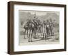 The Khartoum Expedition, Mounted Infantry Capturing the First Prisoners Near Gakdul-William Heysham Overend-Framed Giclee Print