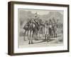 The Khartoum Expedition, Mounted Infantry Capturing the First Prisoners Near Gakdul-William Heysham Overend-Framed Giclee Print