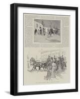 The Khedive Leaving Abdeen Palace for Koubbeh-Frank Craig-Framed Giclee Print