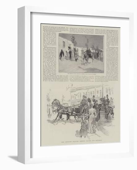 The Khedive Leaving Abdeen Palace for Koubbeh-Frank Craig-Framed Giclee Print