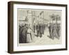 The Khedive's Journey Up the Nile, the Reception on His Arrival at Assouan-null-Framed Giclee Print