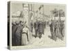 The Khedive's Journey Up the Nile, the Reception on His Arrival at Assouan-null-Stretched Canvas