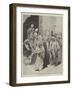 The Khedive's Wedding at Cairo, Reading the News-Charles Auguste Loye-Framed Giclee Print