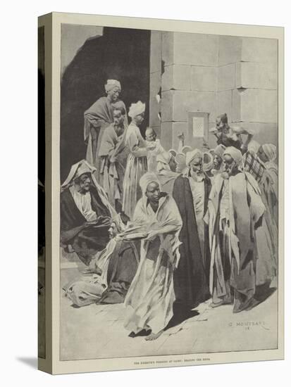The Khedive's Wedding at Cairo, Reading the News-Charles Auguste Loye-Stretched Canvas