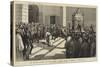 The Khedive Saluting the Holy Carpet at Cairo before its Despatch to Mecca, 5 October-Godefroy Durand-Stretched Canvas