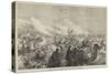 The Khiva Expedition, Russian Troops Attacking a Caravan of Turkomans-null-Stretched Canvas