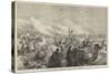 The Khiva Expedition, Russian Troops Attacking a Caravan of Turkomans-null-Stretched Canvas
