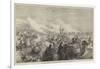 The Khiva Expedition, Russian Troops Attacking a Caravan of Turkomans-null-Framed Giclee Print