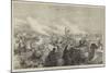 The Khiva Expedition, Russian Troops Attacking a Caravan of Turkomans-null-Mounted Giclee Print