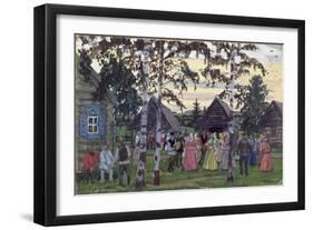 The Khorovod, 1912-Boris Kustodiyev-Framed Giclee Print