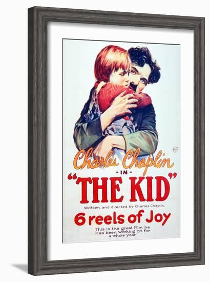 The Kid, 1921, Directed by Charles Chaplin-null-Framed Giclee Print