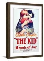 The Kid, 1921, Directed by Charles Chaplin-null-Framed Giclee Print