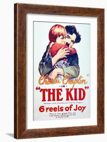 The Kid, 1921, Directed by Charles Chaplin-null-Framed Giclee Print