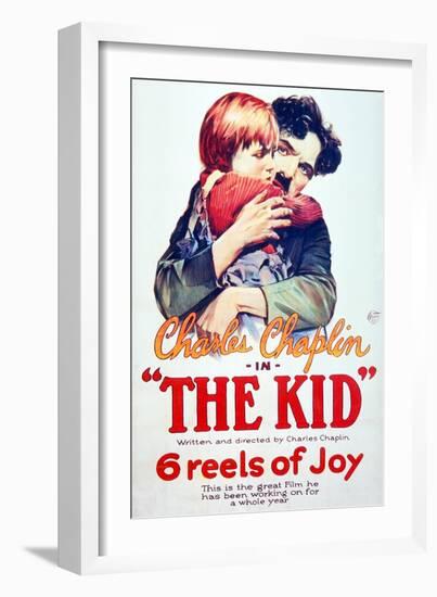 The Kid, 1921, Directed by Charles Chaplin-null-Framed Giclee Print