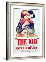 The Kid, 1921, Directed by Charles Chaplin-null-Framed Giclee Print