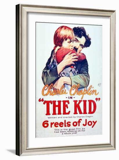 The Kid, 1921, Directed by Charles Chaplin-null-Framed Giclee Print