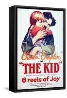 The Kid, 1921, Directed by Charles Chaplin-null-Framed Stretched Canvas