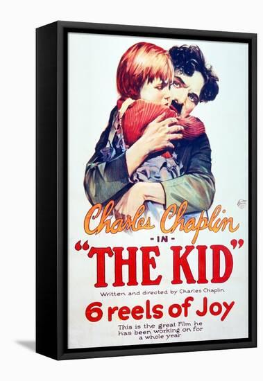 The Kid, 1921, Directed by Charles Chaplin-null-Framed Stretched Canvas