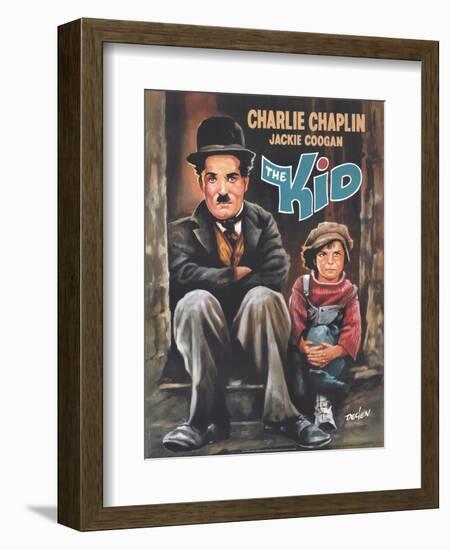 The Kid, 1921-null-Framed Art Print