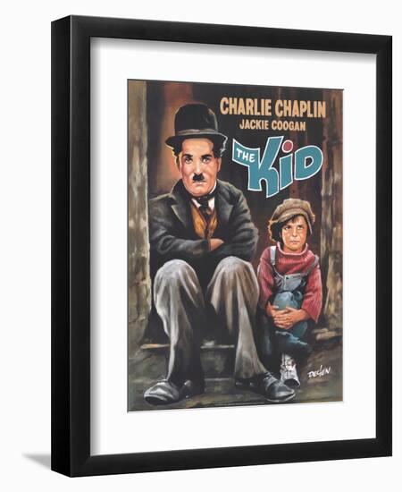 The Kid, 1921-null-Framed Art Print